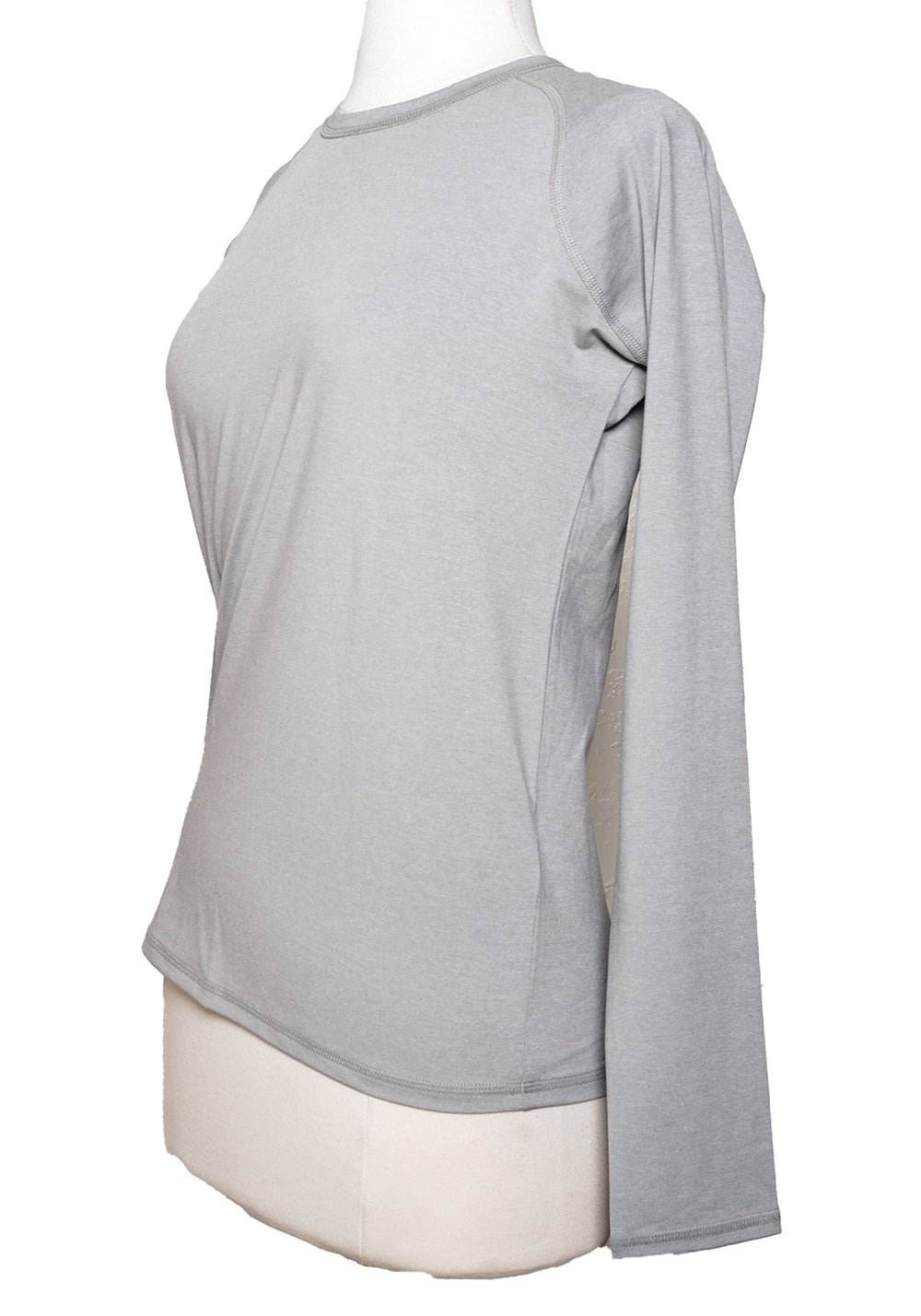 RLX Ralph Lauren Long Sleeve Golf Top - Heather Grey - Size Small - Skorzie