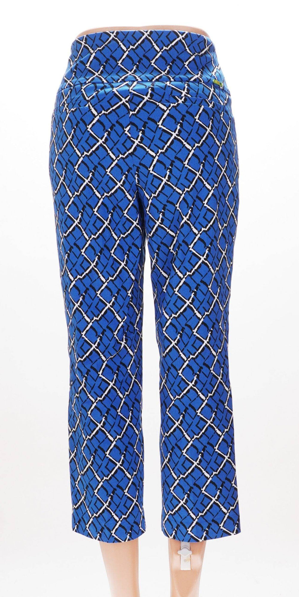 Swing Control Swing Control Cropped Pants - Turkish Sea Squares - Size 6