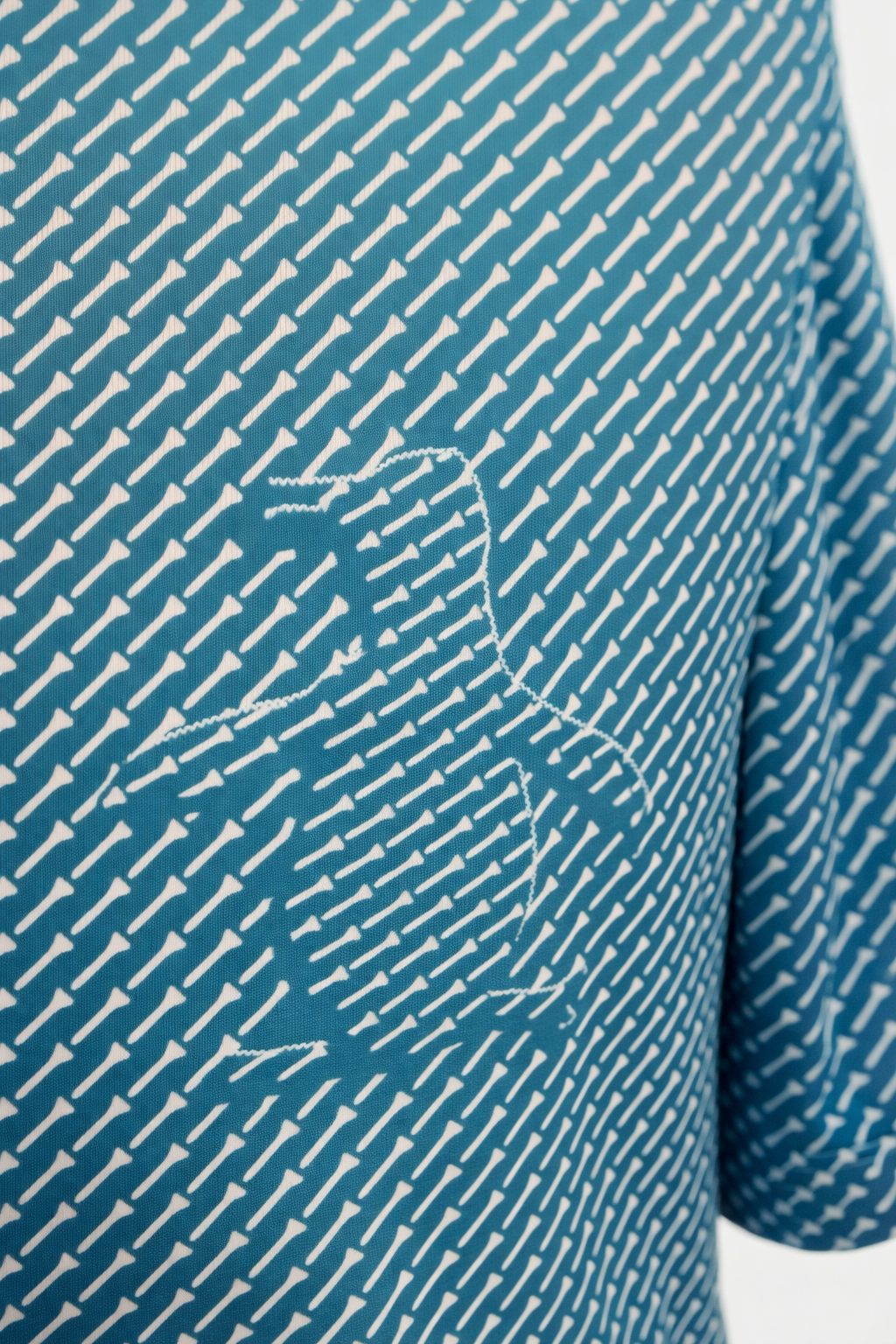 Penguin 3D Pete Tee Golf Polo - Carribbean Sea - Medium - Skorzie