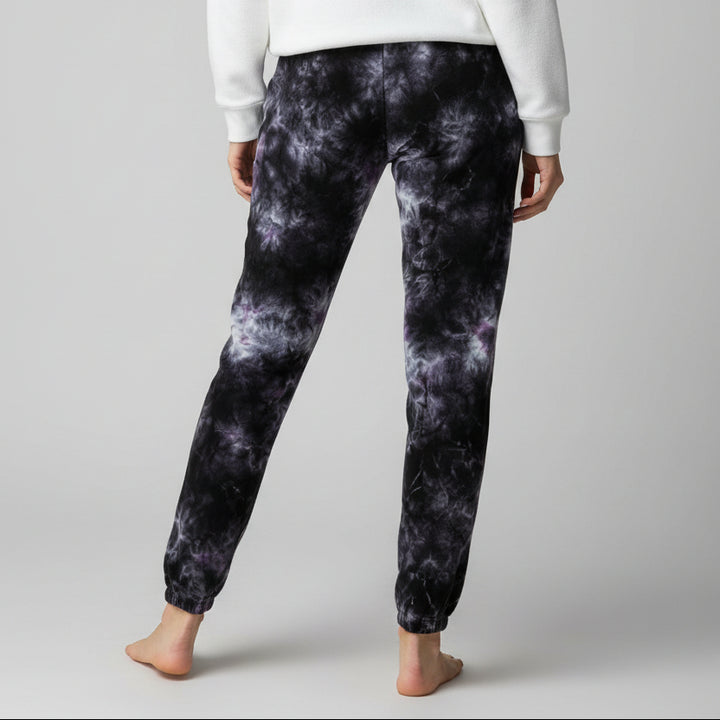 Electric & Rose Velour Sweatpants (30.5") - Onyx Tie Dye - Skorzie