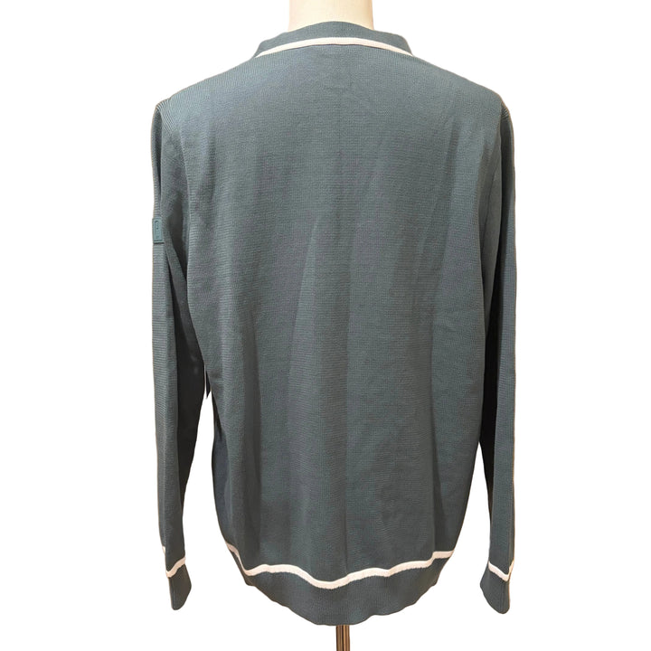 Rhone Earl Golf Cardigan - Verde - X-Large - Skorzie