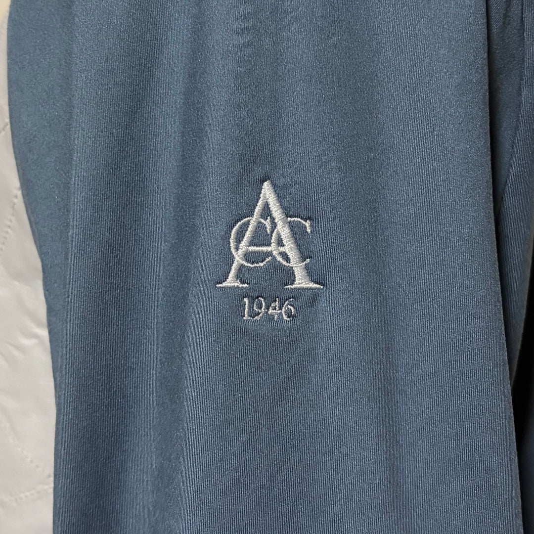 KJUS Men's Retention Jacket (w/logo) - Alloy/Steel Blue - Large - Skorzie