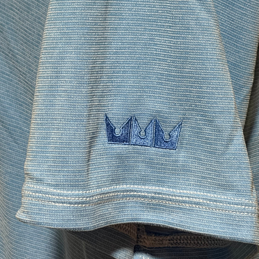 Tommy Bahama Paradiso Cove Polo (w/logo) - Chambray Blue - Skorzie