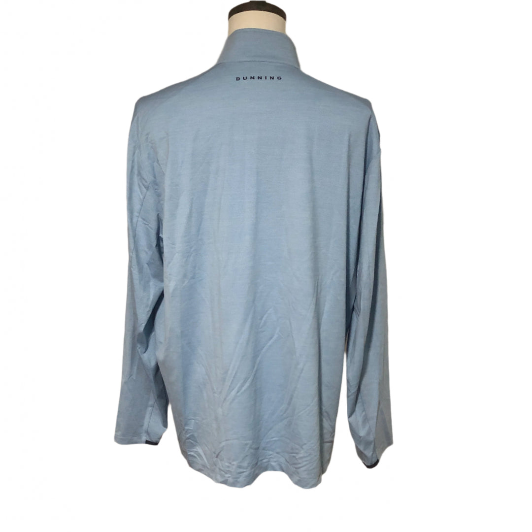 Dunning Golf Carnew Graphene 1/4 Zip - Atmosphere Heather - XX-Large - Skorzie