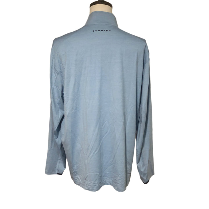 Dunning Golf Carnew Graphene 1/4 Zip - Atmosphere Heather - XX-Large - Skorzie
