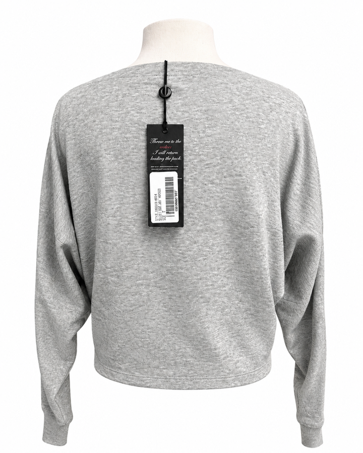 Greyson Ojai Boat Neck Long Sleeve Top - Light Grey Heather - Medium - Skorzie