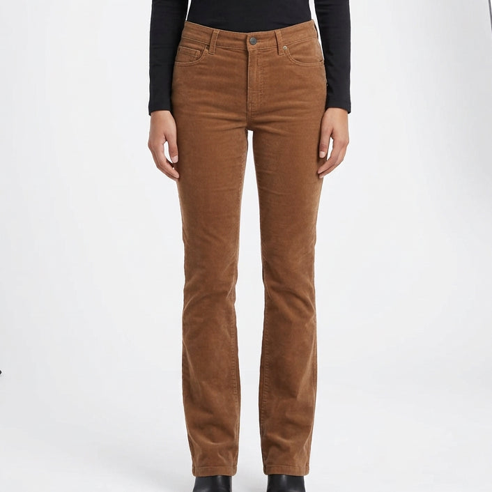 J. McLaughlin Women's Jeans Lenni Velvet (29") Camel - Skorzie