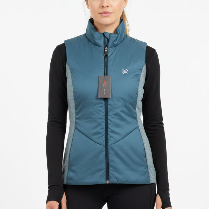 KJUS Women's Golf Vest Radiation (w/logo) Blue/Heather Blue Size S