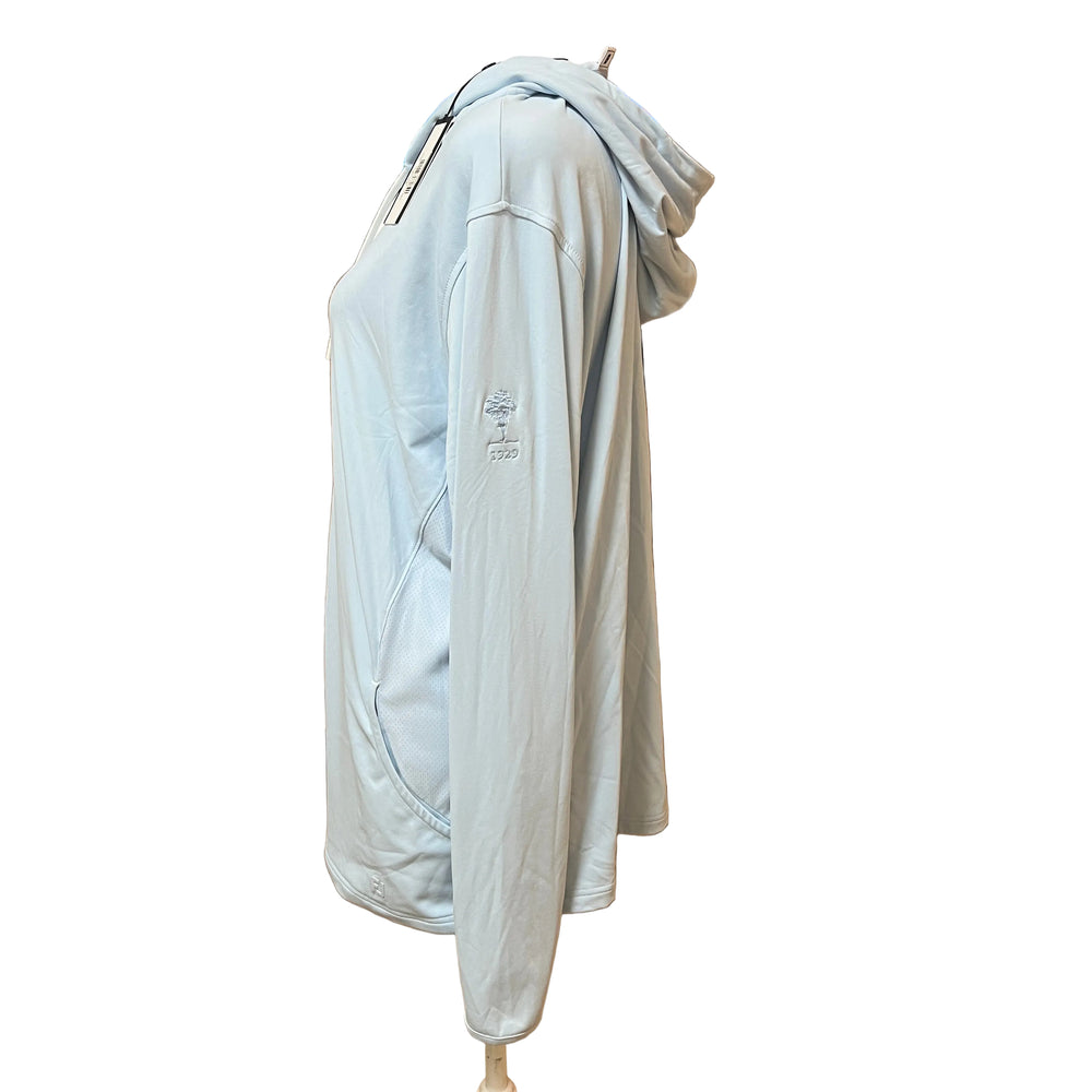 FootJoy Full-Zip Hoodie (w/ logo) - Powder Blue - X-Large - Skorzie