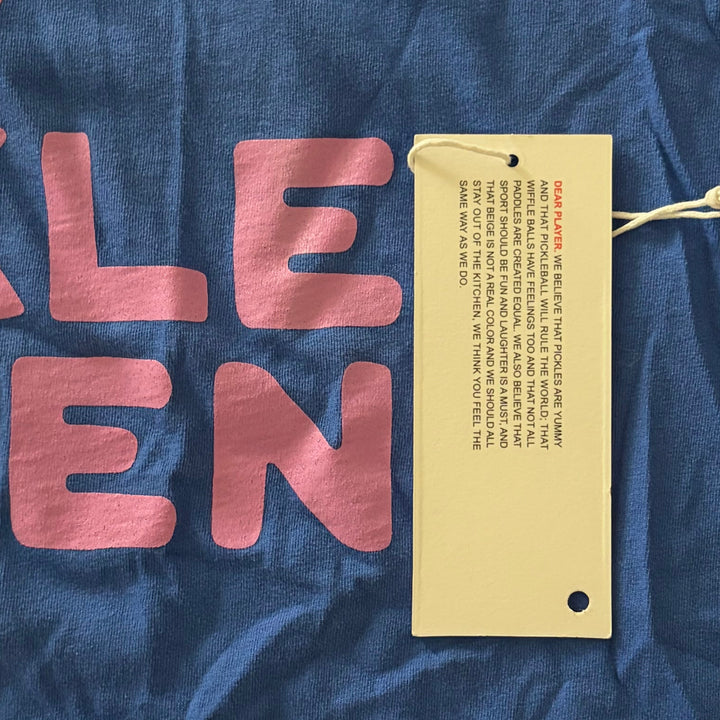 Rally Club Women's L/S Tee "Pickle Queen" Royal Blue (FINAL SALE ITEM)