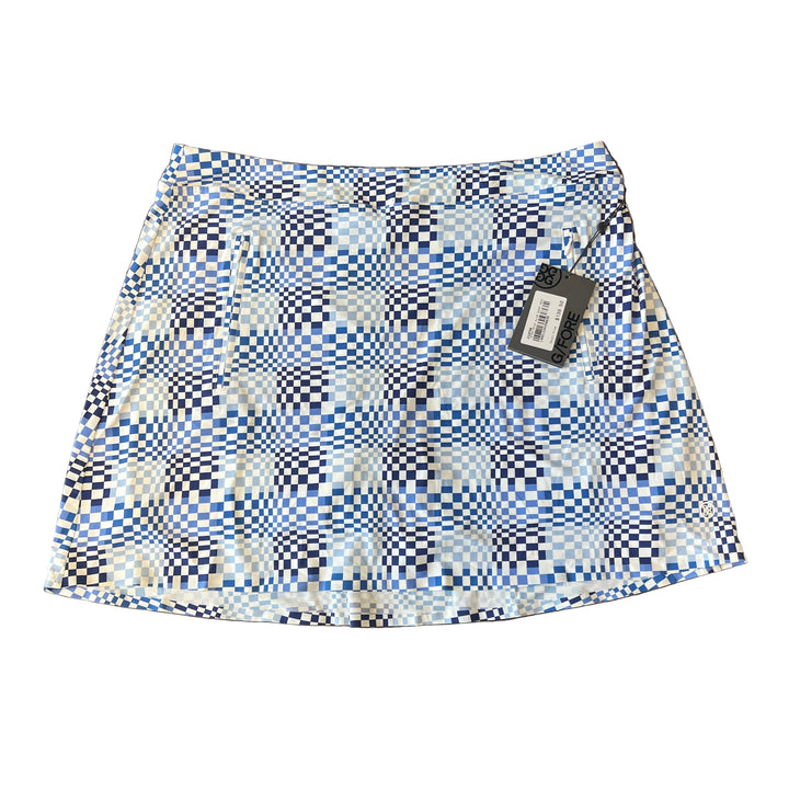 G/Fore Silky Tech Skort - Blue Checkered - Skorzie