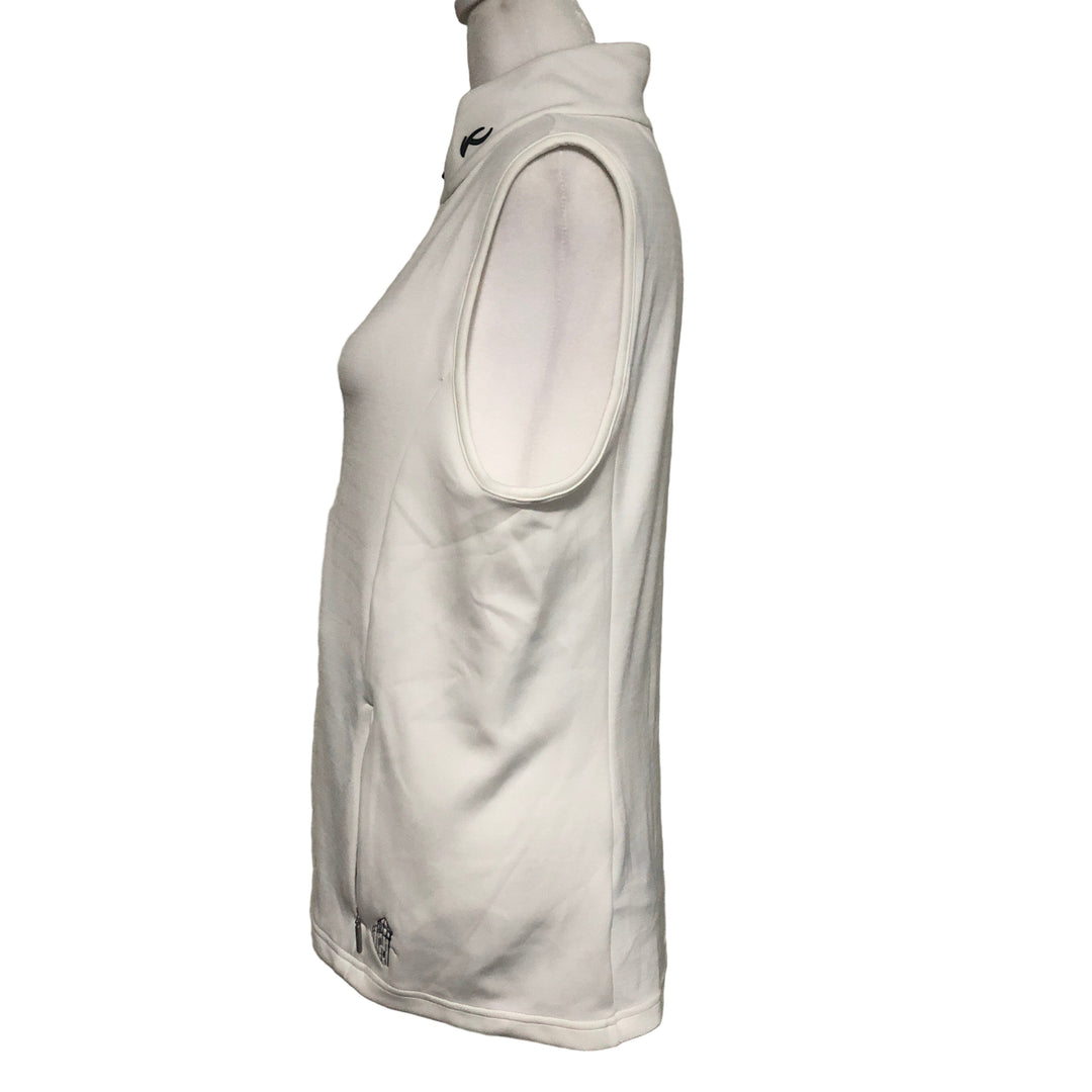 KJUS Gianna Lightweight Vest (w/ logo) - White - Large - Skorzie