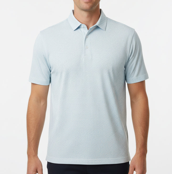 Straight Down Men's Golf Polo Wilshire Gemstone Size L