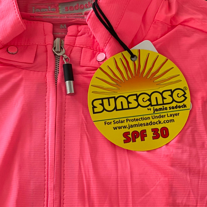 Jamie Sadock Women's Golf Sunsense Jacket Mimosa Size M