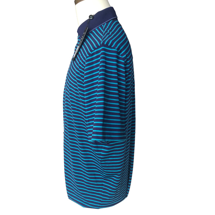 Greyson Ticonderoga Polo - Cyano/Maltese Blue - Skorzie