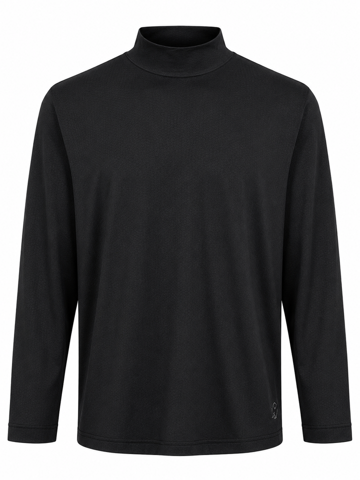 Bobby Jones Long Sleeve Balta Pattern Top - Black - Large