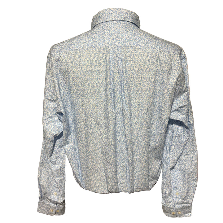 Turtleson Jude Paisley Oxford Polo - Luxe Blue - X-Large - Skorzie