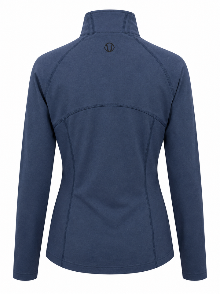 Sunice Anam Aerosoft Performance Quarter-Zip Pullover - Midnight Melange - Medium