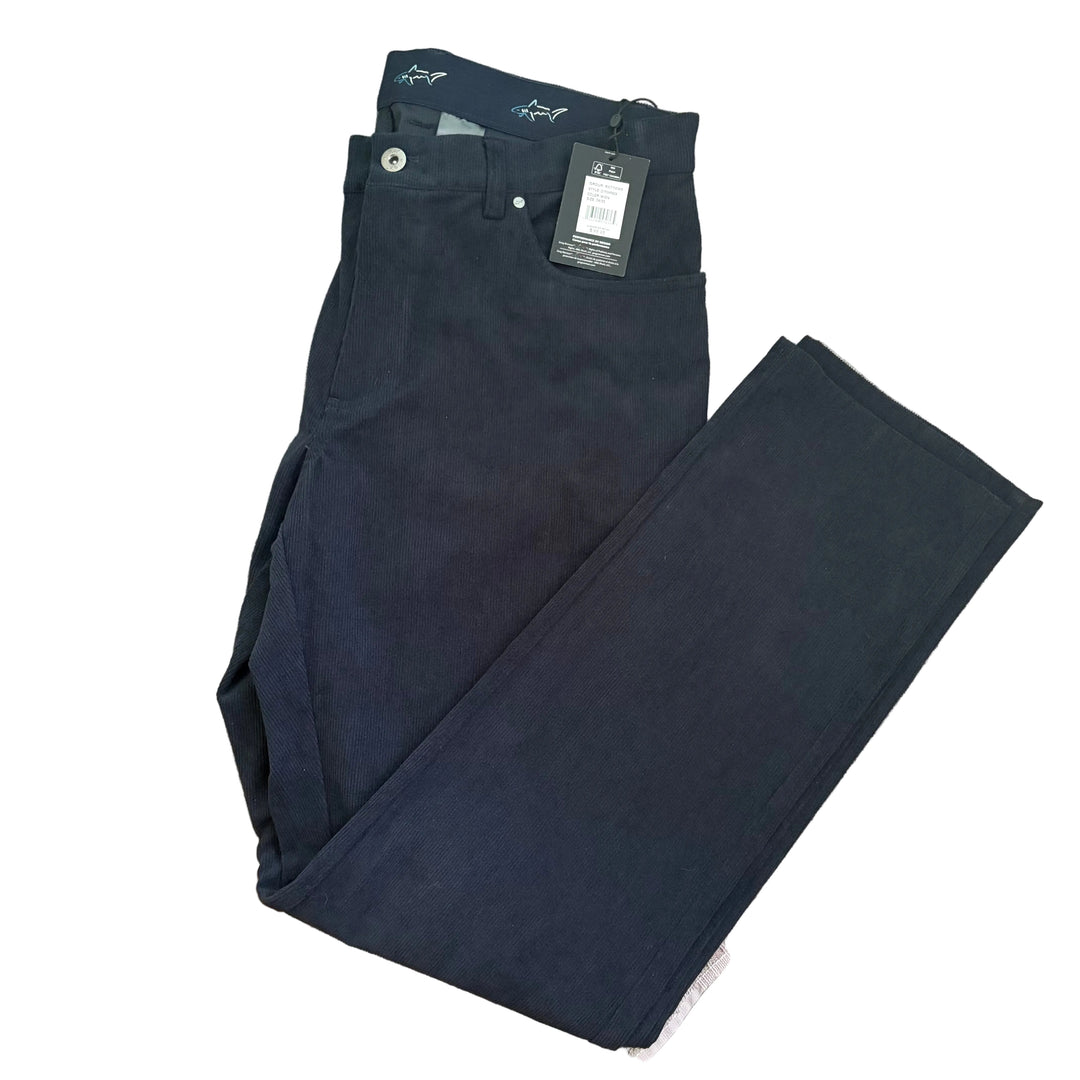 Greg Norman Performance Corduroy Pant - Midnight - 34X32