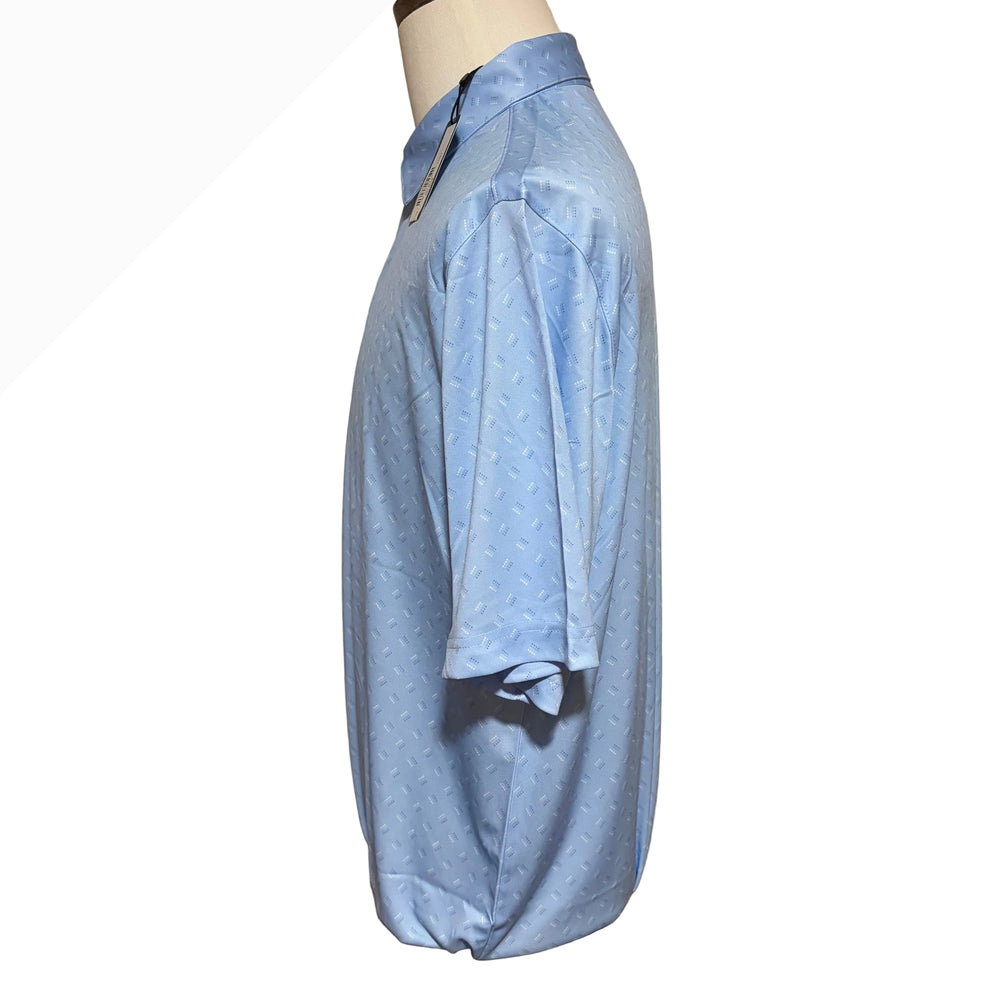 Greg Norman Microlux Fore Golf Polo - Blue Haze - Large - Skorzie