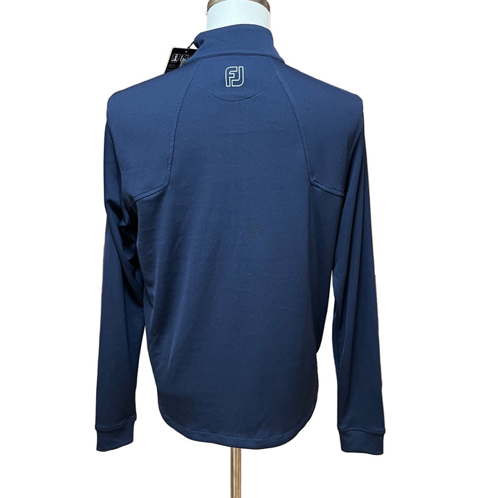 FootJoy Men's HYPR Midlayer (w/logo) - Navy - Small - Skorzie
