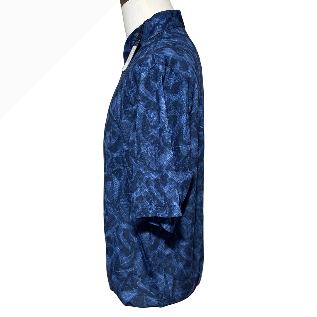 Greg Norman Great White Mirage Polo - Navy - Large - Skorzie
