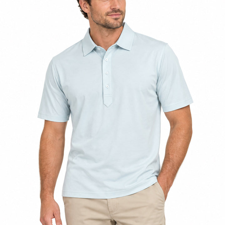 Collars & Co Men's Golf Polo Semi-Spread Collar Mint Size L