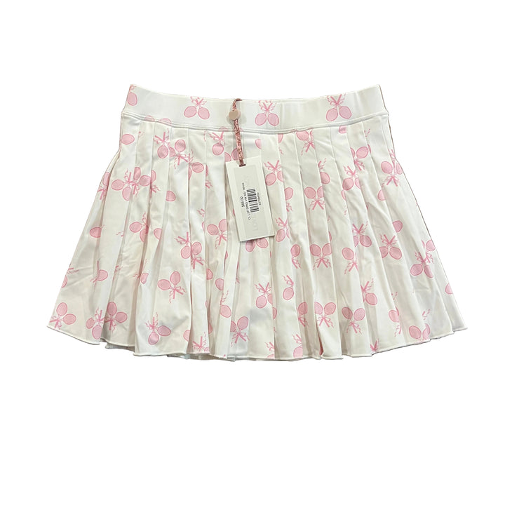 Love Shack Fancy Dancia Printed Active Skort (13") - Victory White - X-Small - Skorzie
