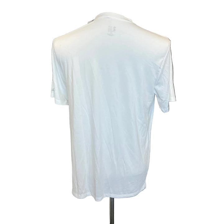 2UNDR Luxury Crew Tee (w/logo) - White (FINAL SALE ITEM) - Skorzie