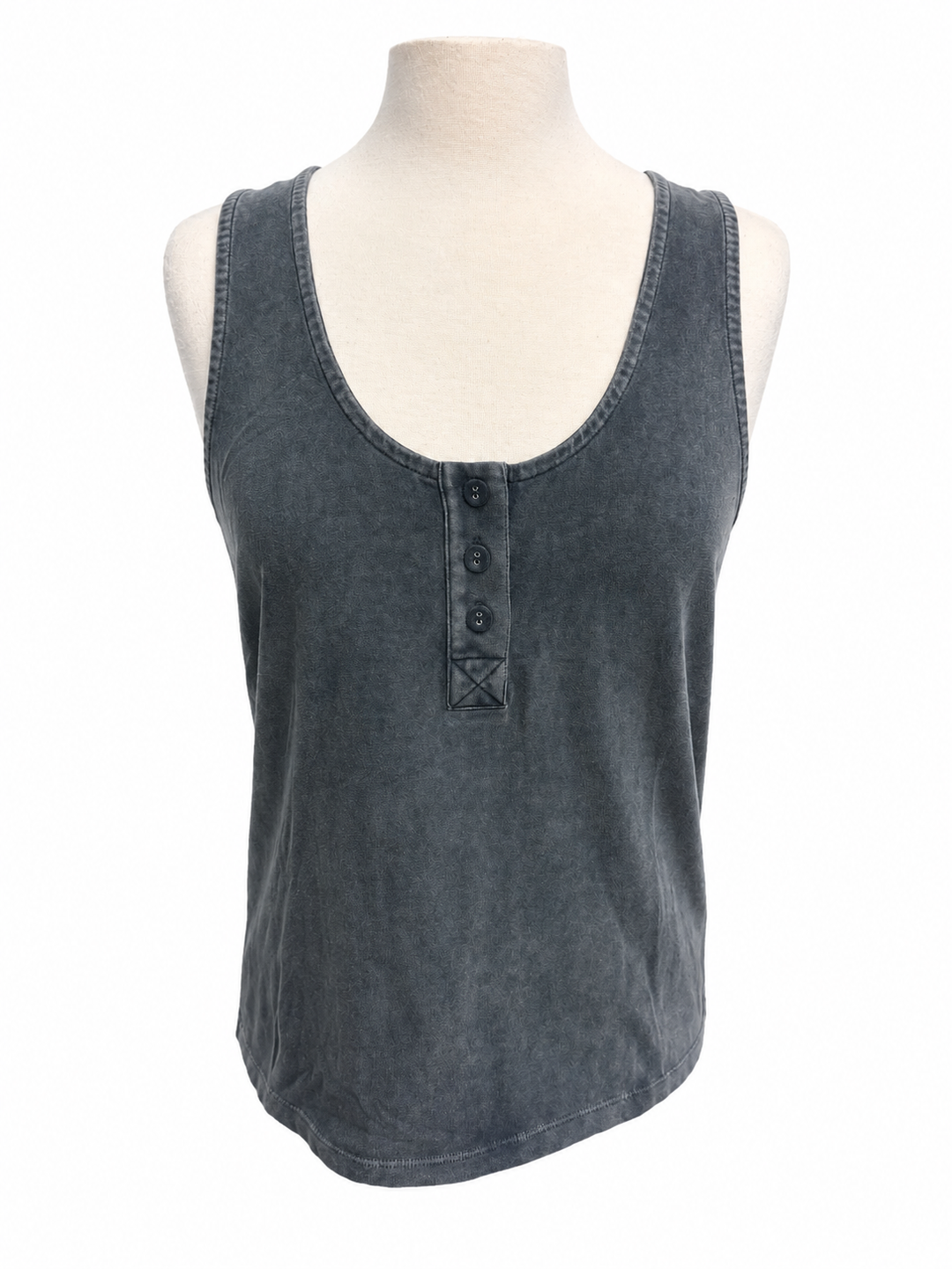The Upside Soho Kapri Racerback Tank - Denim - Small - Skorzie