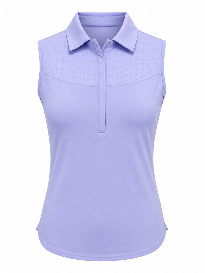 Puma Sleeveless Quarter Zip Mock - Purple - X-Small