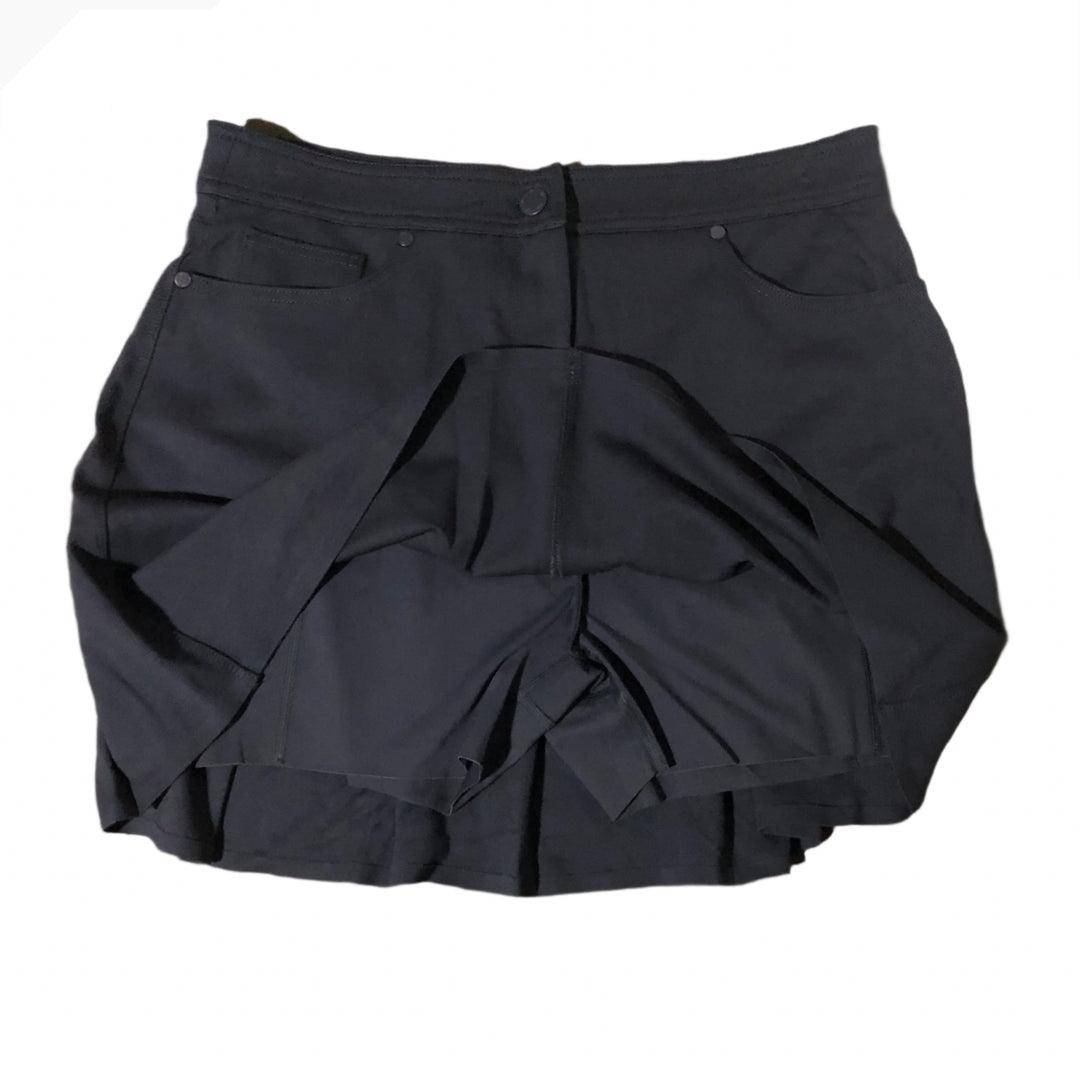 Rhone Pin High Ponte Skort (16") - Navy - Large - Skorzie