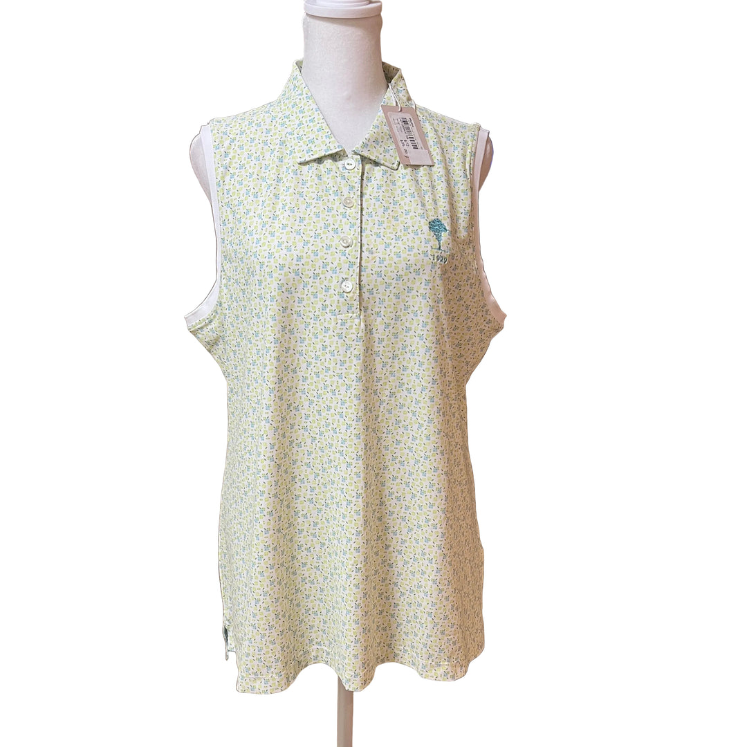 Peter Millar Mesh SL Polo (w/ logo) - Garden Green - X-Large - Skorzie