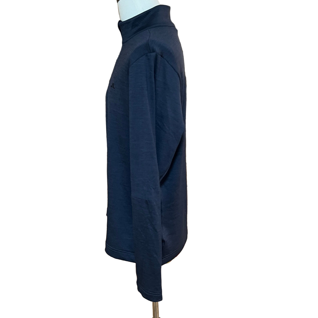 J.Lindeberg Destry Zip Mid Layer - Navy Melange - X-Large