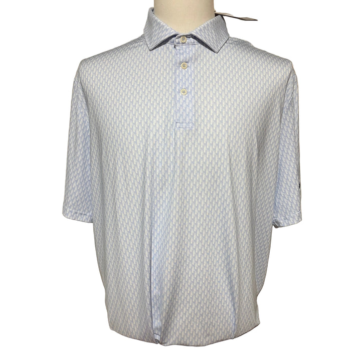 RLX Ralph Lauren Men's Knit Polo (w/logo) - Blue - X-Large - Skorzie