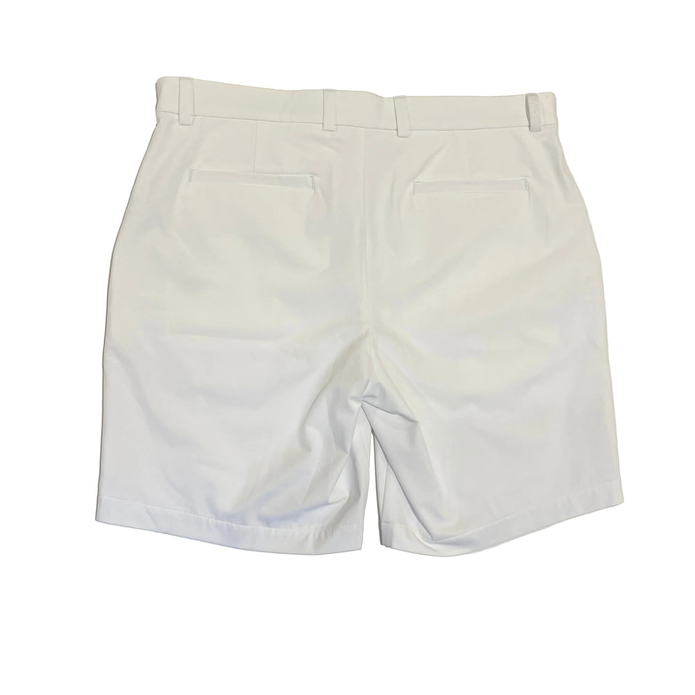 G/FORE Maverick Four-Way Stretch Lined Golf Shorts (8") - White - Size 34 - Skorzie