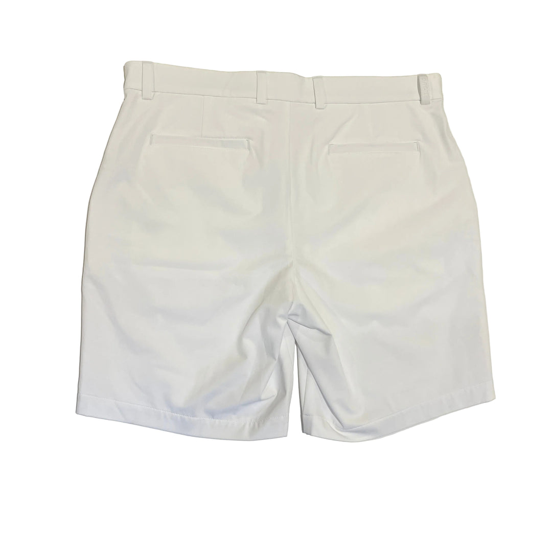G/FORE Maverick Four-Way Stretch Lined Golf Shorts (8") - White - Size 34 - Skorzie