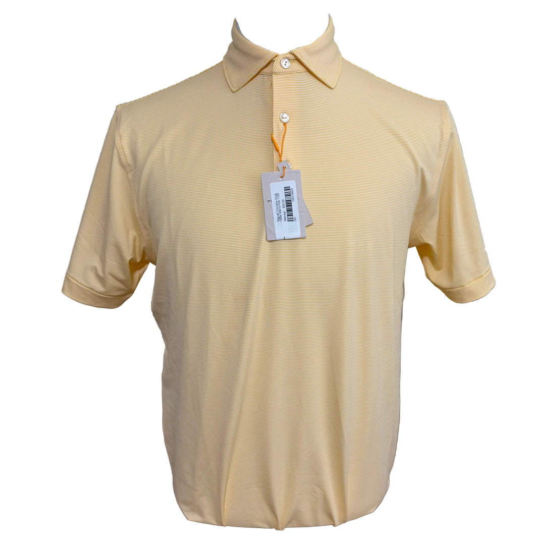 Peter Millar Jubilee Performance Polo (w/logo) - Lemon Squeeze - Skorzie