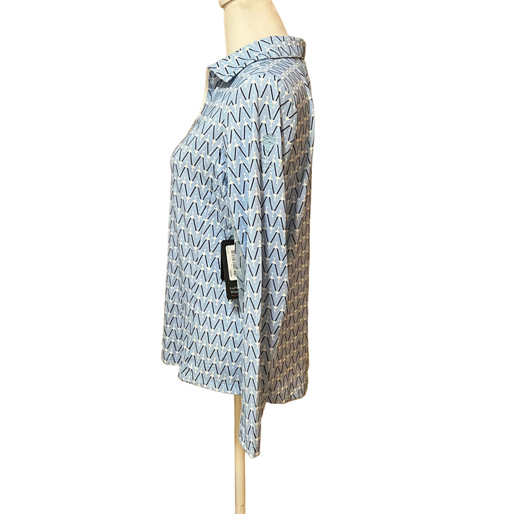 Golftini Long Sleeve Cool Girl Polo (w/logo) - Nauti & Nice - Large - Skorzie