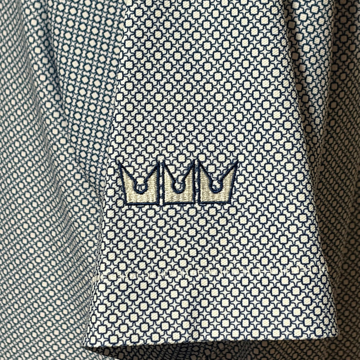 Peter Millar Porta Performance Mesh Polo (w/logo) - White - Medium - Skorzie