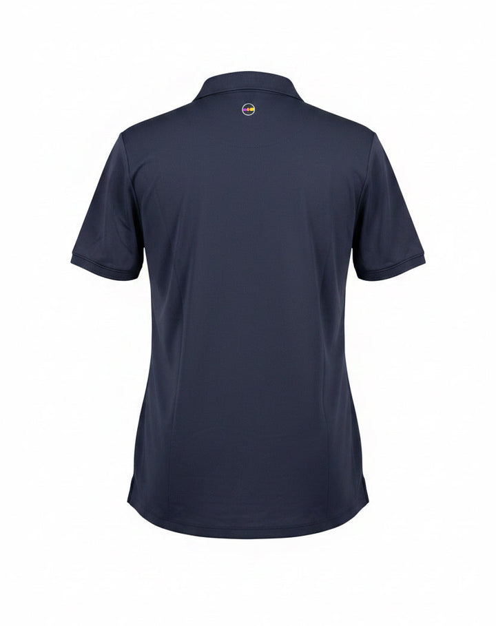 Swing Control Solid S/S V-Neck Velocity Polo - Navy - Small - Skorzie