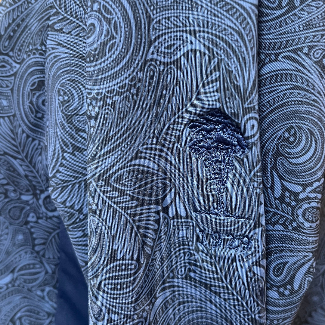 Kjus Sunshine Printed 1/2 Zip (w/logo) - Atlanta Blue - Skorzie