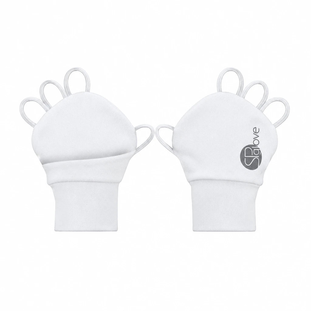 SParms Palmless Golf Gloves UPF 50+ White (FINAL SALE ITEM)