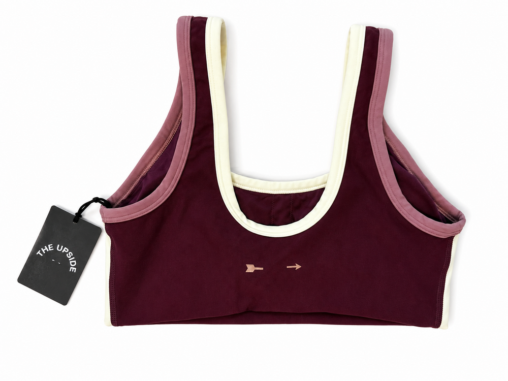The Upside Trail Harley Scoop Bra - Bordeaux - Small - Skorzie