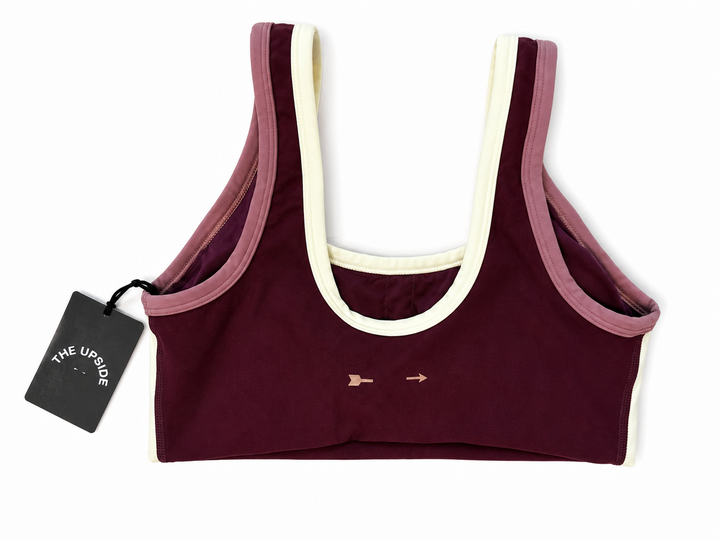 The Upside Trail Harley Scoop Bra - Bordeaux - Small - Skorzie