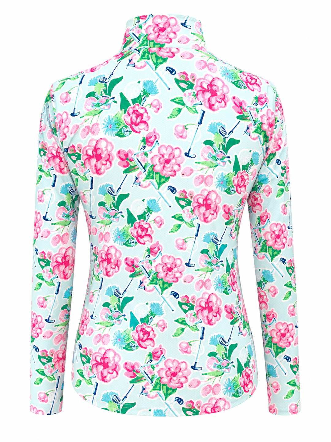 SanSoleil SOLTEK LUX L/S PRINT MOCK - Floral Clubs