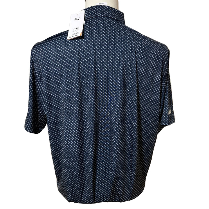 Puma X AP Micro Umbrellas Polo (w/logo) - Deep Navy - Large - Skorzie