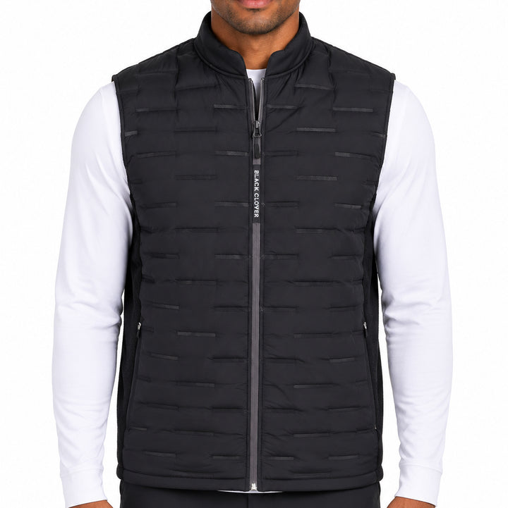 Black Clover Men's Golf Fore Play Vest Black Size L