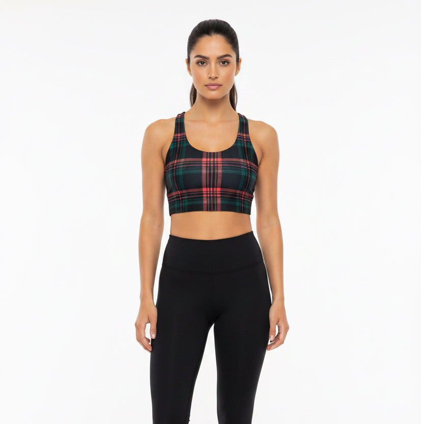 Beach Riot Yara Top - Ribbon Plaid - Skorzie