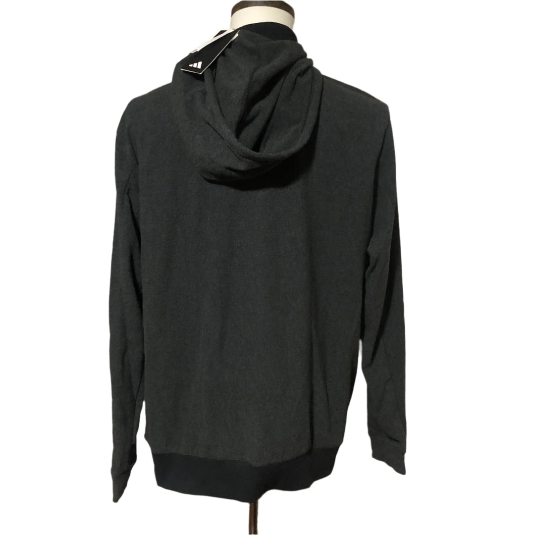 Adidas Go To Hoodie (w/ logo) - Grey/Black - X-Large - Skorzie